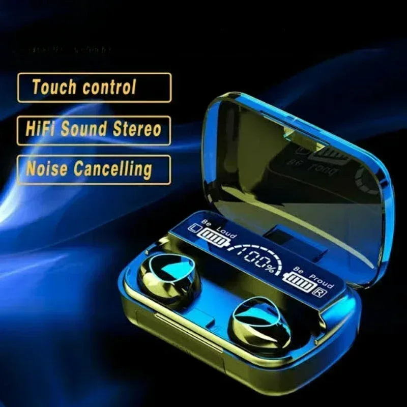 Slúchadlá Bluetooth M10 Handfree s LED displejom Slúchadlá Bluetooth HiFi Stereo hudba Bezdrôtové slúchadlá do uší Vodotesné herné slúchadlá
