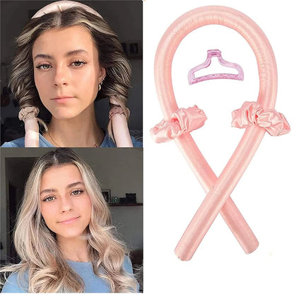 Čelenka na kulmu bez tepla Bez tepla Hodvábne kučery Kulma na vlasy Stuha Natáčky na vlasy Uspávacia mäkká čelenka Nástroje na úpravu vlasov