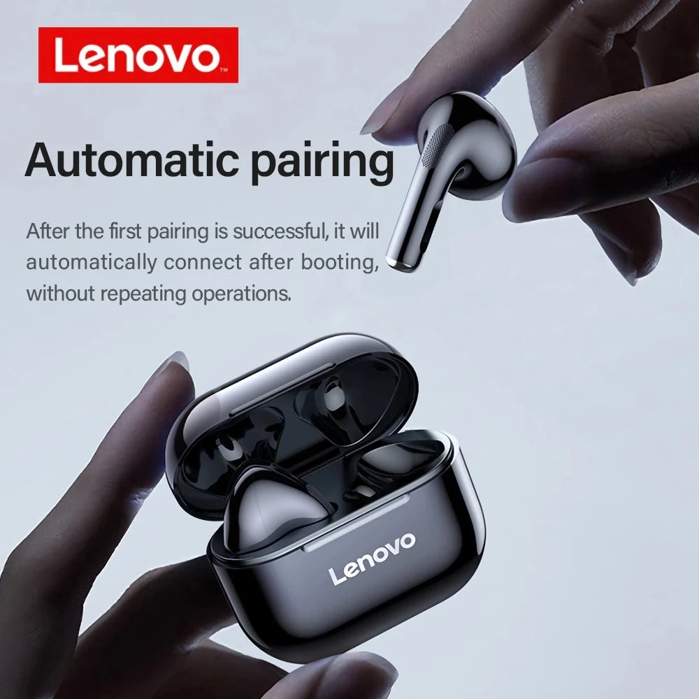 Originálne Bluetooth slúchadlá Lenovo lp40 pro 5.0 s pohlcujúcim zvukom TWS s dotykovým ovládaním mikrofónu pre pohyb v dlhom pohotovostnom režime