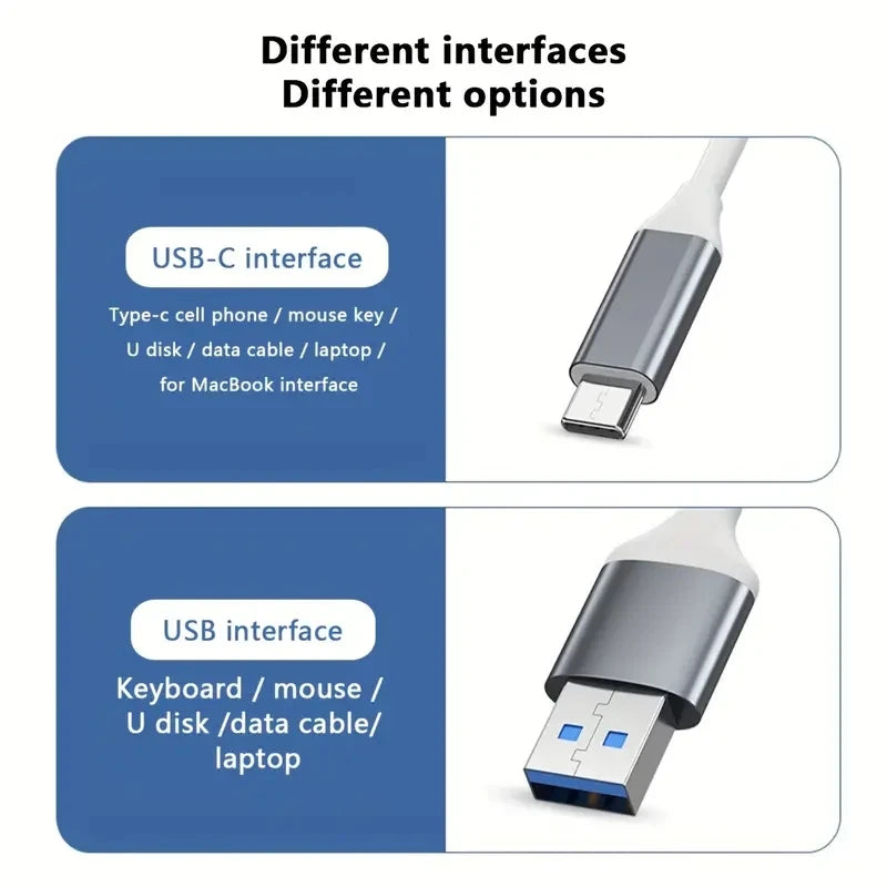 USB HUB 3.0 Extender Adaptér na rozdeľovanie portov OTG Dokovacia stanica pre telefón Macbook Pro 13 15 Air PC prenosný počítač Hub