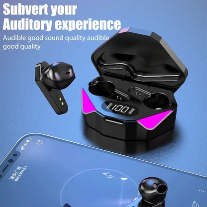 X15 TWS bezdrôtové slúchadlá Bluetooth slúchadlá 65 ms s nízkou latenciou Esport Gaming Headset Gamer s mikrofónom pre Xiaomi iPhone