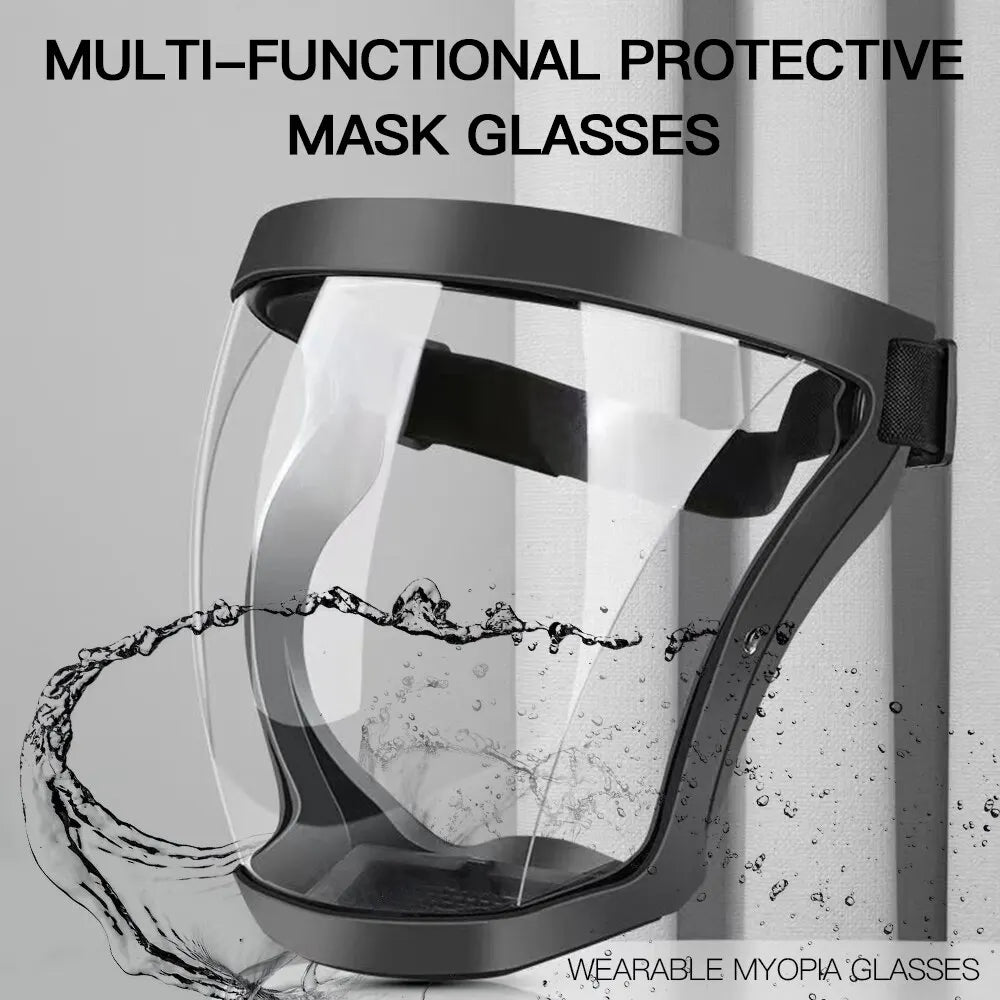 Ochranné okuliare s vysokým rozlíšením Transparentné jazdecké okuliare Antispray Antiprach Antifog and Antiwind Mask