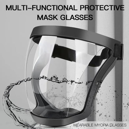 Ochranné okuliare s vysokým rozlíšením Transparentné jazdecké okuliare Antispray Antiprach Antifog and Antiwind Mask