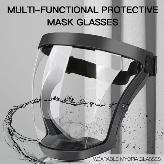 Ochranné okuliare s vysokým rozlíšením Transparentné jazdecké okuliare Antispray Antiprach Antifog and Antiwind Mask