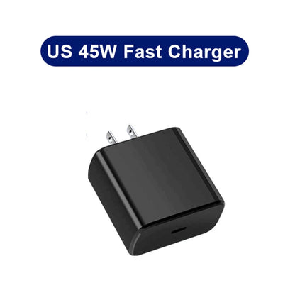 PD 45W USB C nabíjačka Super rýchly nabíjací adaptér pre Samsung Galaxy S22 S23 S24 Ultra Note 20 Nabíjačka mobilného telefónu typu C kábel