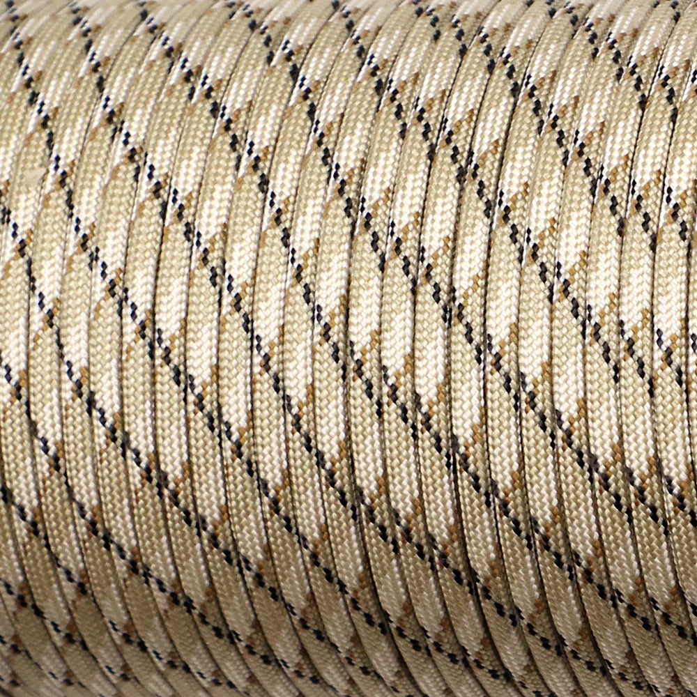 550 Paracord 7 Strand 4 mm vojenská taktická padáková šnúra Príslušenstvo na kempovanie Vonkajšie prežitie Urob si sám náramok lano
