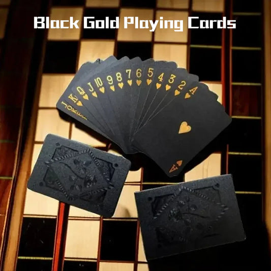 Farba Čiernozlatá Hracia kartová hra Kartová skupina Vodotesný pokerový oblek Magic Dmagic Balíček darčekových stolových hier