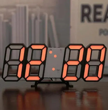 3D mini hodiny LED digitálne nástenné hodiny Stolové hodiny Elektronický budík Hodiny do obývačky Nástenné hodiny pre domácich majstrov