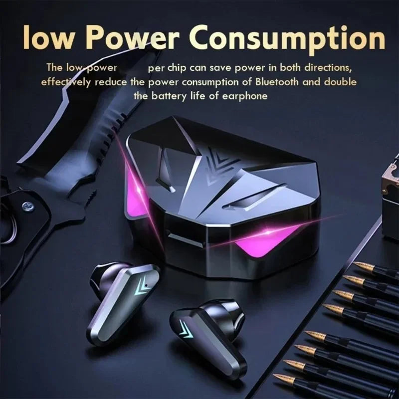 X15 TWS bezdrôtové slúchadlá Bluetooth slúchadlá 65 ms s nízkou latenciou Esport Gaming Headset Gamer s mikrofónom pre Xiaomi iPhone