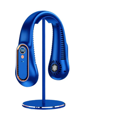 Mini Bladesess Fan s digitálnym displejom, Ultra Longa Vida, Portátil, Preguiçoso Silencioso Carregamento USB