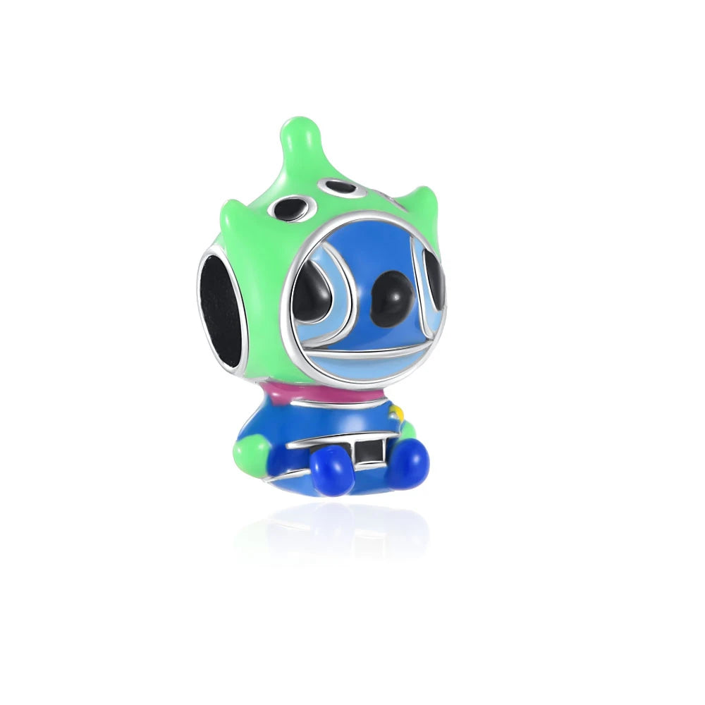 Disney Stitch Marvel Rescuer Korálky Star Charms Wars pre originál Pandora 925 mincový strieborný náramok náhrdelník pre ženy šperky
