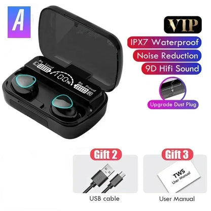 Slúchadlá Bluetooth M10 Handfree s LED displejom Slúchadlá Bluetooth HiFi Stereo hudba Bezdrôtové slúchadlá do uší Vodotesné herné slúchadlá