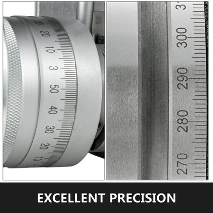 VEVOR otočný stôl 8 palcový/200 mm horizontálny vertikálny otočný stôl MT-3 3-drážkový / 4-drážkový na frézovanie 360 ​​stupňov presná práca