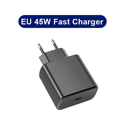 PD 45W USB C nabíjačka Super rýchly nabíjací adaptér pre Samsung Galaxy S22 S23 S24 Ultra Note 20 Nabíjačka mobilného telefónu typu C kábel