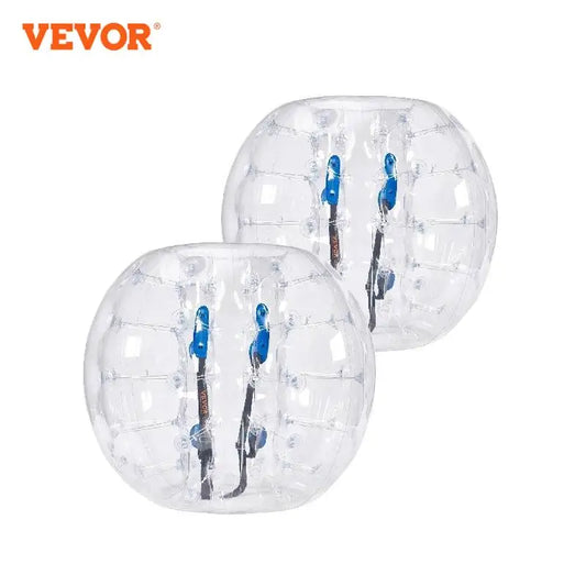 VEVOR 2-balenie nafukovacích nárazníkových loptičiek 4FT/1,2M telo Zorb Ball Aults Detské bublinové futbalové lopty PVC nafukovacia hračka pre tínedžerov a dospelých