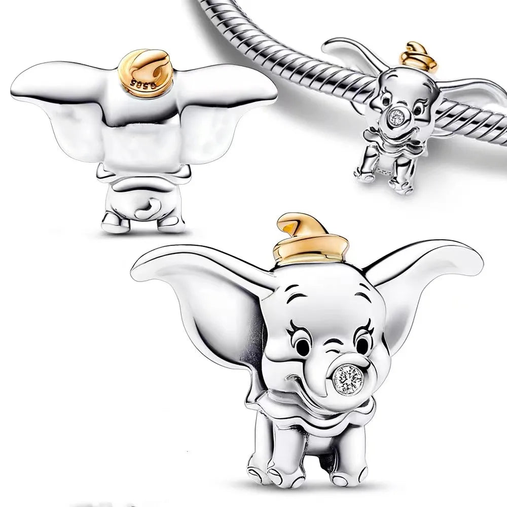 Novinka v sérii Disney Charm Beads Hodí sa k Pandora Original Charms náramok pre ženy 925 Strieborný prívesok s korálkami DIY šperky Hot Sale