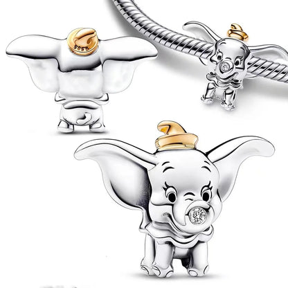 Novinka v sérii Disney Charm Beads Hodí sa k Pandora Original Charms náramok pre ženy 925 Strieborný prívesok s korálkami DIY šperky Hot Sale