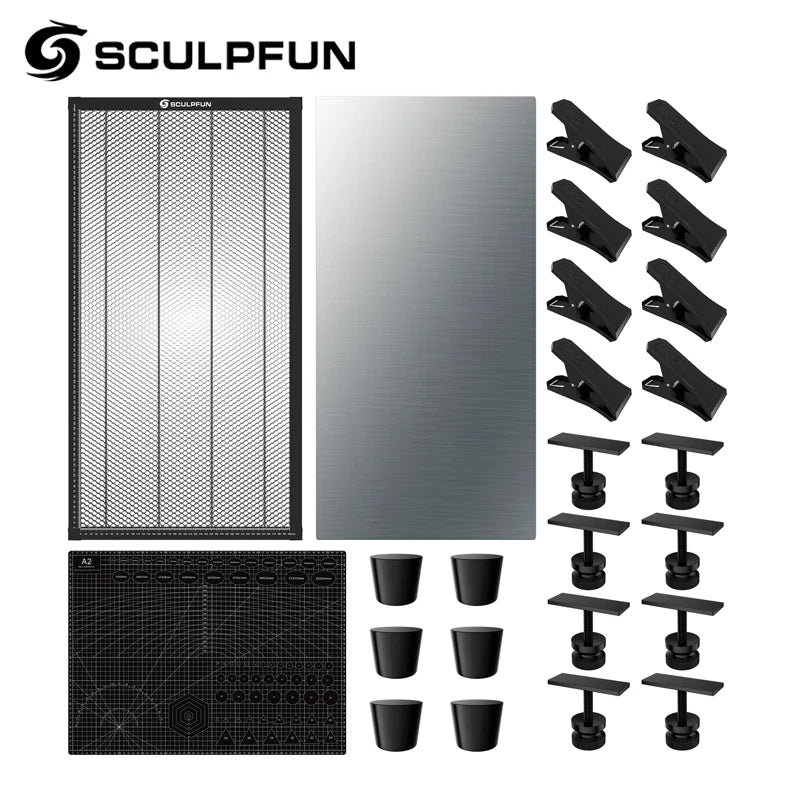 SCULPFUN 400 x 800 mm laserové rezanie voštinový panel H3 Pracovný stôl na ochranu pracovnej plochy na rezbárstvo dreva/kože/kovu/akrylu