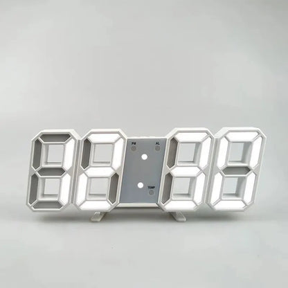 3D mini hodiny LED digitálne nástenné hodiny Stolové hodiny Elektronický budík Hodiny do obývačky Nástenné hodiny pre domácich majstrov