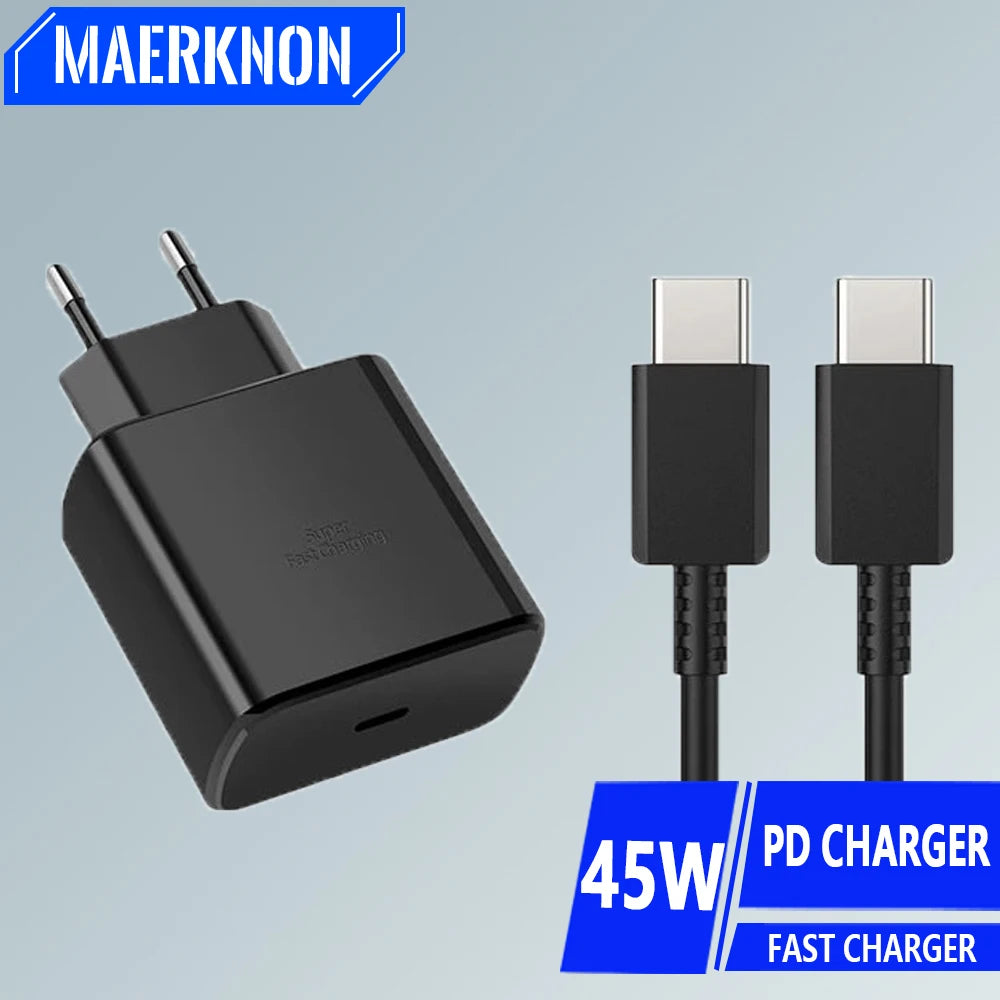 45W USB C nabíjačka Originálna nabíjačka PD Fast Charge pre Samsung Galaxy S22 S23 A54 Ultra Xiaomi 13 11 adaptér nabíjačky mobilného telefónu