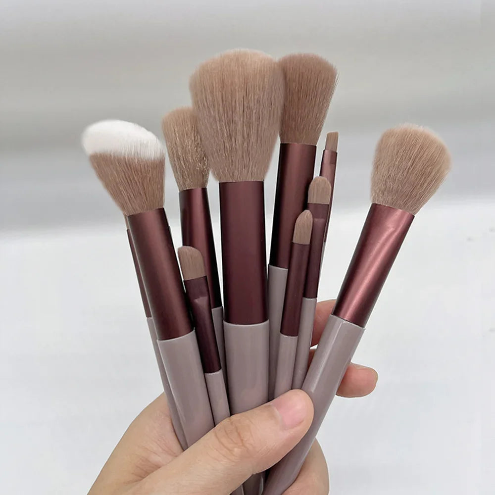 Sada 13 ks štetcov na líčenie Eye Shadow Foundation Women Kozmetický štetec na lícenku na očné tiene Beauty Soft Make Up Tools Bag