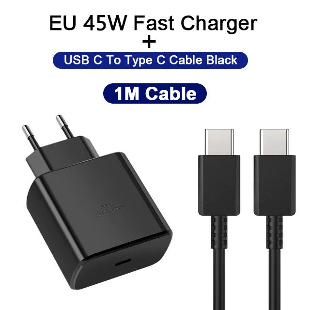 45W USB C nabíjačka Originálna nabíjačka PD Fast Charge pre Samsung Galaxy S22 S23 A54 Ultra Xiaomi 13 11 adaptér nabíjačky mobilného telefónu