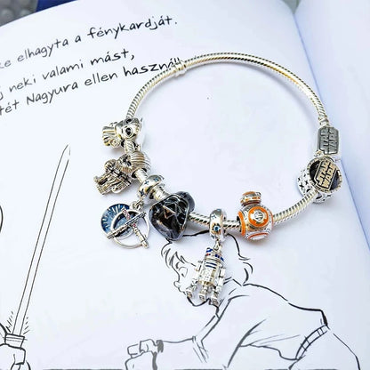 Disney Stitch Marvel Rescuer Korálky Star Charms Wars pre originál Pandora 925 mincový strieborný náramok náhrdelník pre ženy šperky