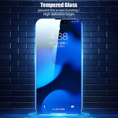 4 ks tvrdeného skla pre iPhone 14 13 12 11 Pro Max Ochranné sklo na iPhone 11 13Mini 7 8 14 Plus SE X XS XR 14Pro Glass