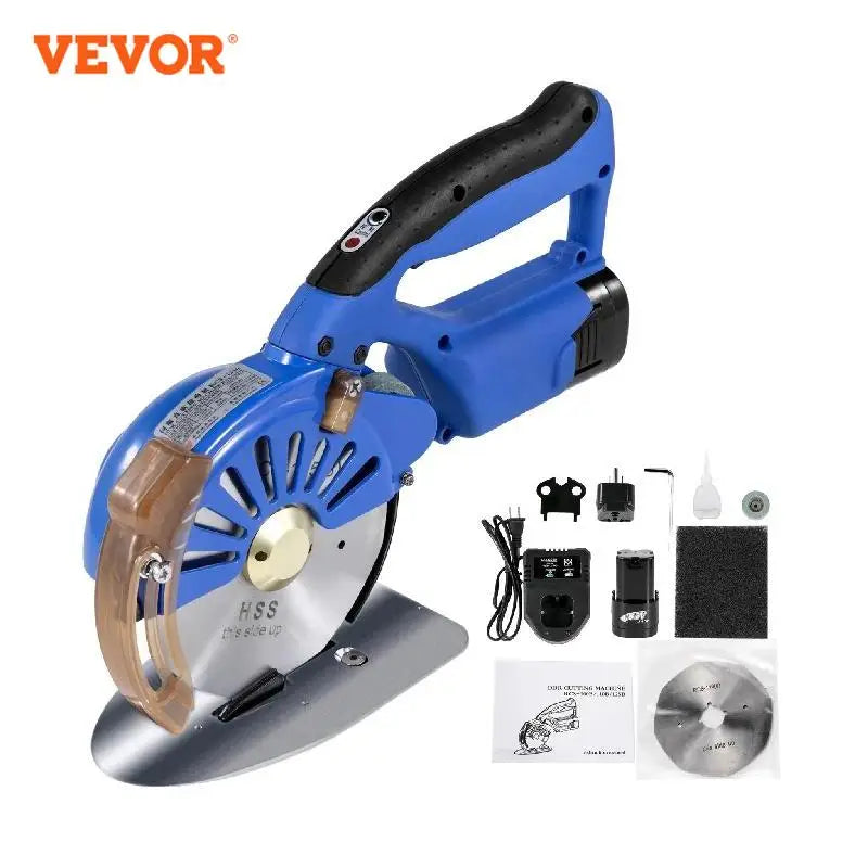 VEVOR 100-125MM kotúčová píla Rotačná rezačka Profesionálna na rezanie látky Bavlna Kožené Remeselné Bezdrôtové domáce náradie na patchwork