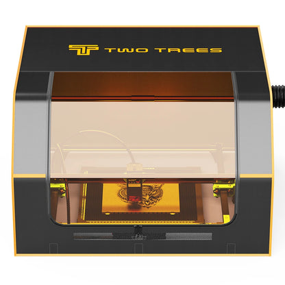 Kryt laserového gravírovača Twotrees Ohňovzdorný a prachotesný ochranný kryt 780 x 720 x 460 mm s výfukovým ventilátorom a hadicou