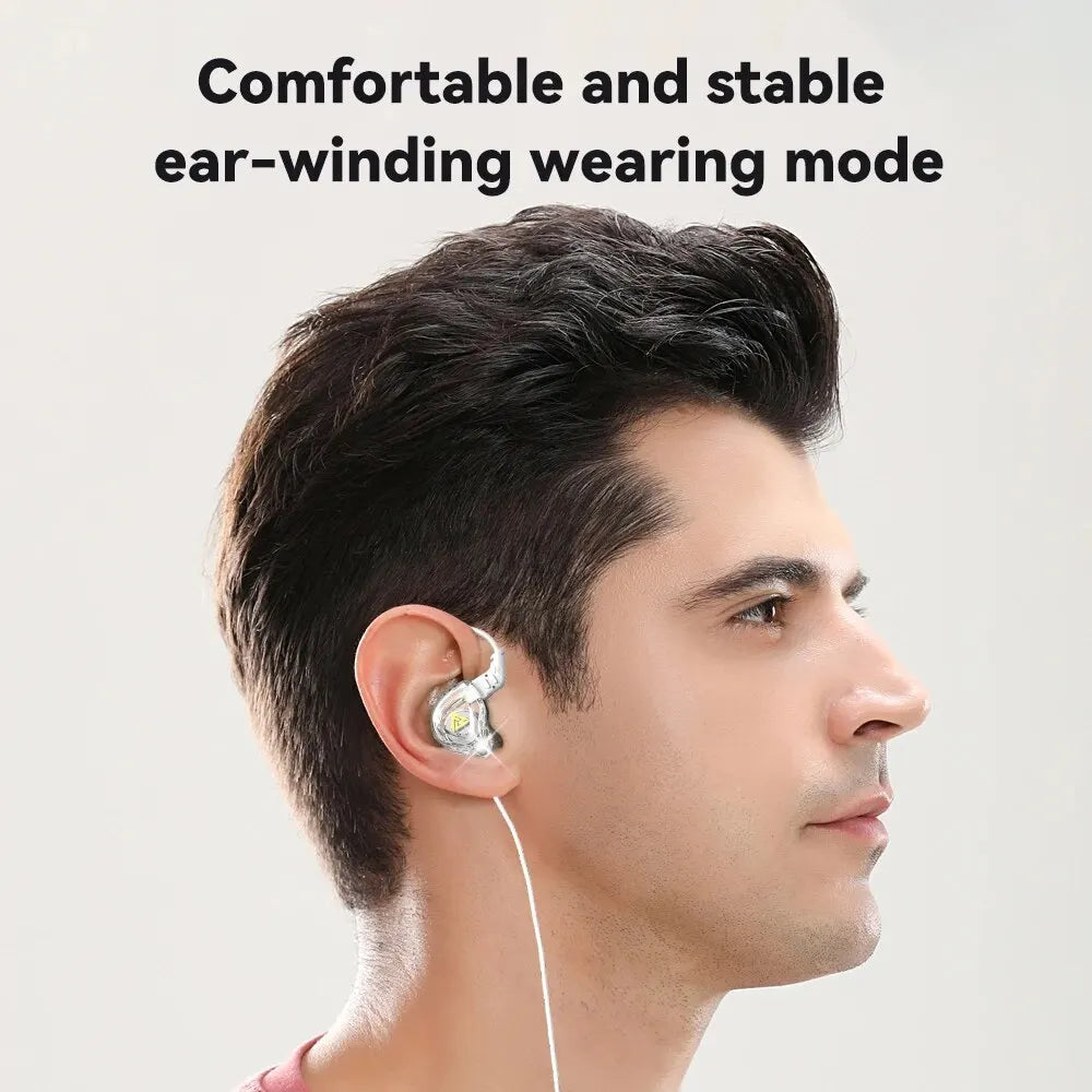 Originálne QKZ AK6 DMX medený ovládač HiFi káblové slúchadlá Športové slúchadlá Basové Stereo slúchadlá s mikrofónom Hudobné slúchadlá 3,5 mm do uší s mikrofónom
