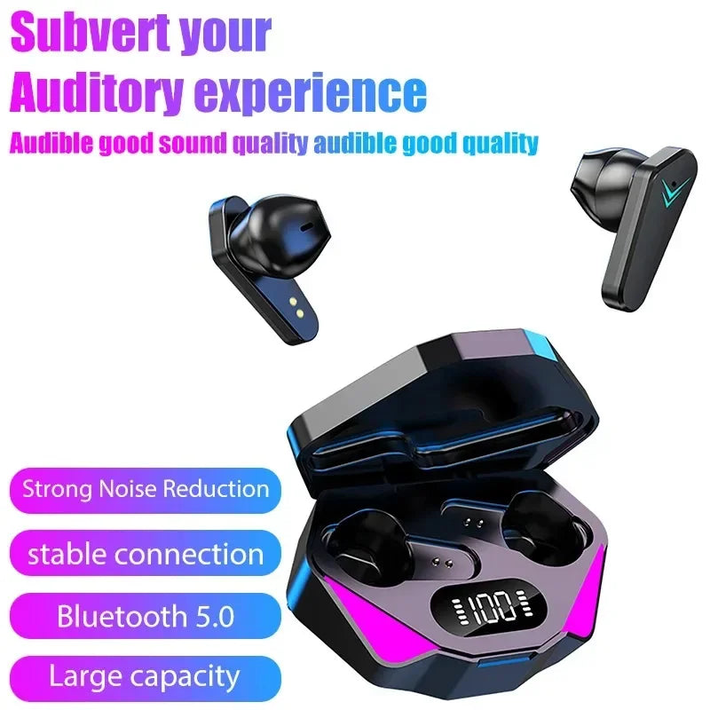 X15 TWS bezdrôtové slúchadlá Bluetooth slúchadlá 65 ms s nízkou latenciou Esport Gaming Headset Gamer s mikrofónom pre Xiaomi iPhone