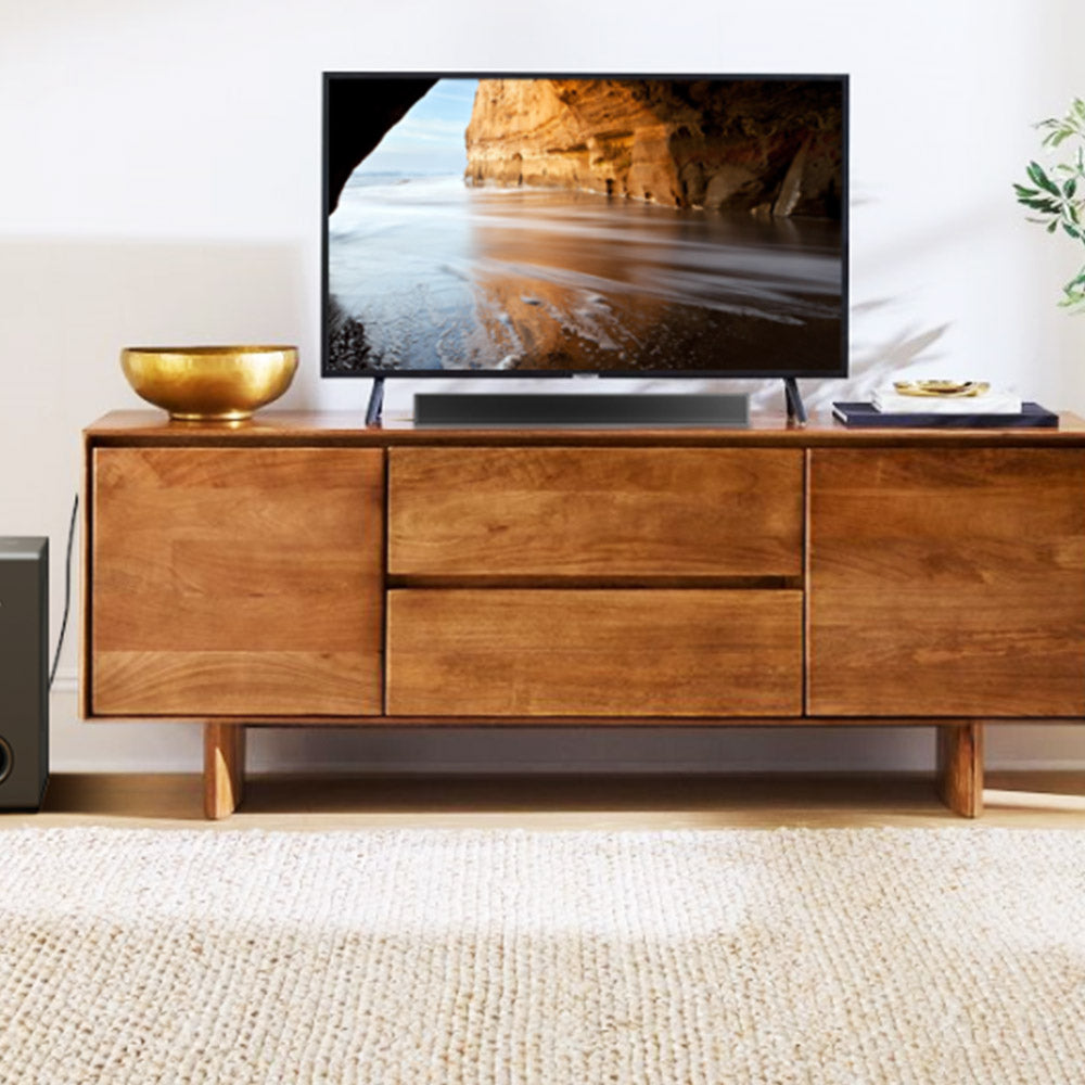 Ultimea Nova S40 Soundbar Subwoofer Kit, 2.1 Channel, BassMax, Remote Control, Bluetooth 5.3 Connection, Wired Subwoofer with Adjustable Bass