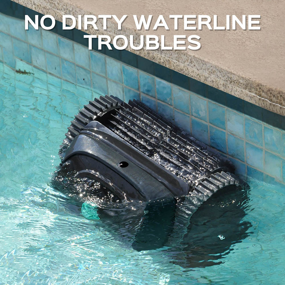 WYBOT C1 Cordless Robotic Pool Cleaner, 150min Runtime, Wall Climbing, Intelligent Route Planning, APP Control, for Pools up to 1,615 Sq.ft