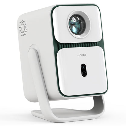 [Netflix 1080P] Wanbo T2 Ultra Projector, Android TV 11, 500 ANSI, Native 1080P, 120&#176; Rotating Stand, Auto Focus &amp; Keystone Correction, Obstacle Avoidance, 45 - 140&quot; Projection Size, Dual-band WiFi, 2*5W Speaker