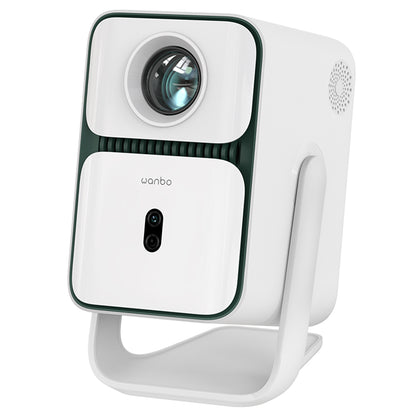 [Netflix 1080P] Wanbo T2 Ultra Projector, Android TV 11, 500 ANSI, Native 1080P, 120&#176; Rotating Stand, Auto Focus &amp; Keystone Correction, Obstacle Avoidance, 45 - 140&quot; Projection Size, Dual-band WiFi, 2*5W Speaker