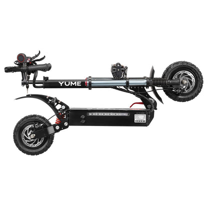 YUME Y10 Electric Scooter, 1200W*2 Motor, 52V 23.4Ah Battery, 10&quot; Off-road Tubeless Tires, 40mph Max Speed, 40miles Range, Front and Rear Hydraulic Disc Brake