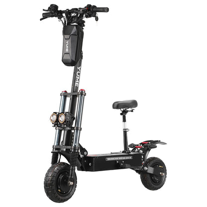 YUME Y10 Electric Scooter, 1200W*2 Motor, 52V 23.4Ah Battery, 10&quot; Off-road Tubeless Tires, 40mph Max Speed, 40miles Range, Front and Rear Hydraulic Disc Brake