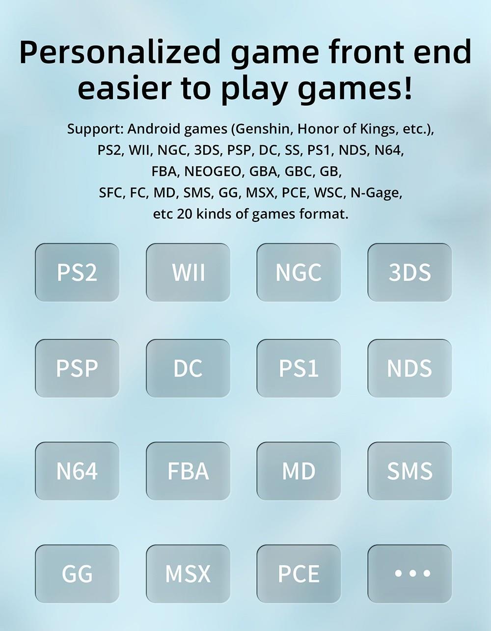 Herná konzola ANBERNIC RG405V, 4GB LPDDR4 128GB eMMC, Android 12, 5G WiFi, Bluetooth 5.0, 128GB TF karta, 3172 hier - fialová