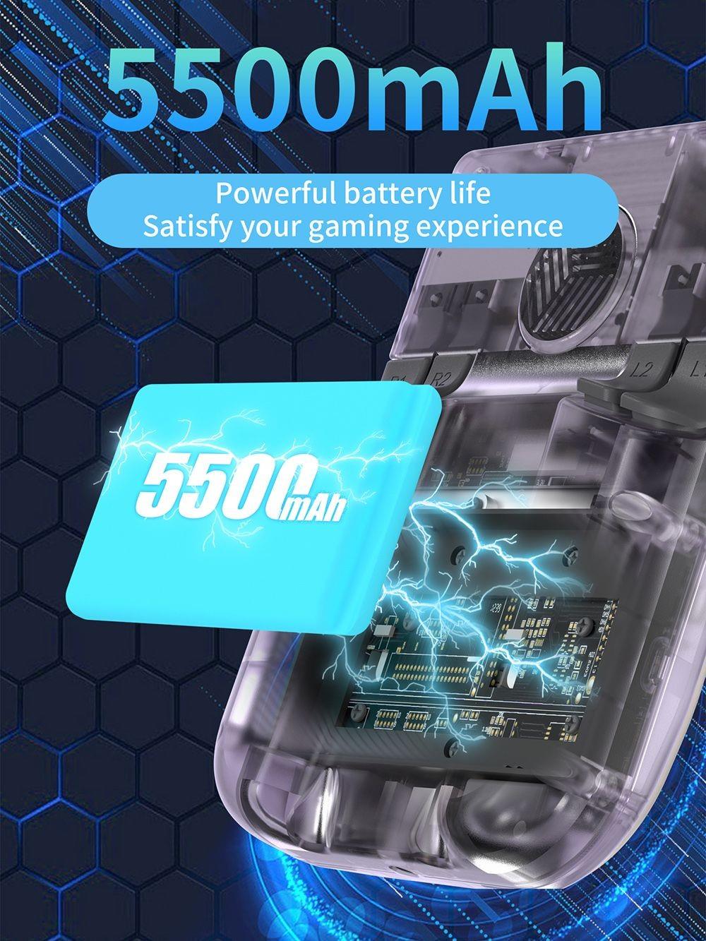 Herná konzola ANBERNIC RG405V, 4GB LPDDR4 128GB eMMC, Android 12, 5G WiFi, Bluetooth 5.0, 128GB TF karta, 3172 hier - fialová