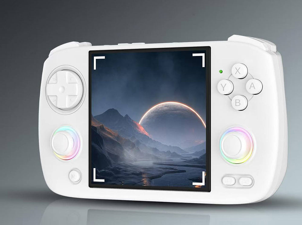 Herná konzola ANBERNIC RG CubeXX, 3,95-palcový 720*720 IPS displej, Linux 64-bit, 5G WiFi Bluetooth 4.2, Moonlight Streaming, 6,5 hodín hrania, RGB podsvietenie - šedá