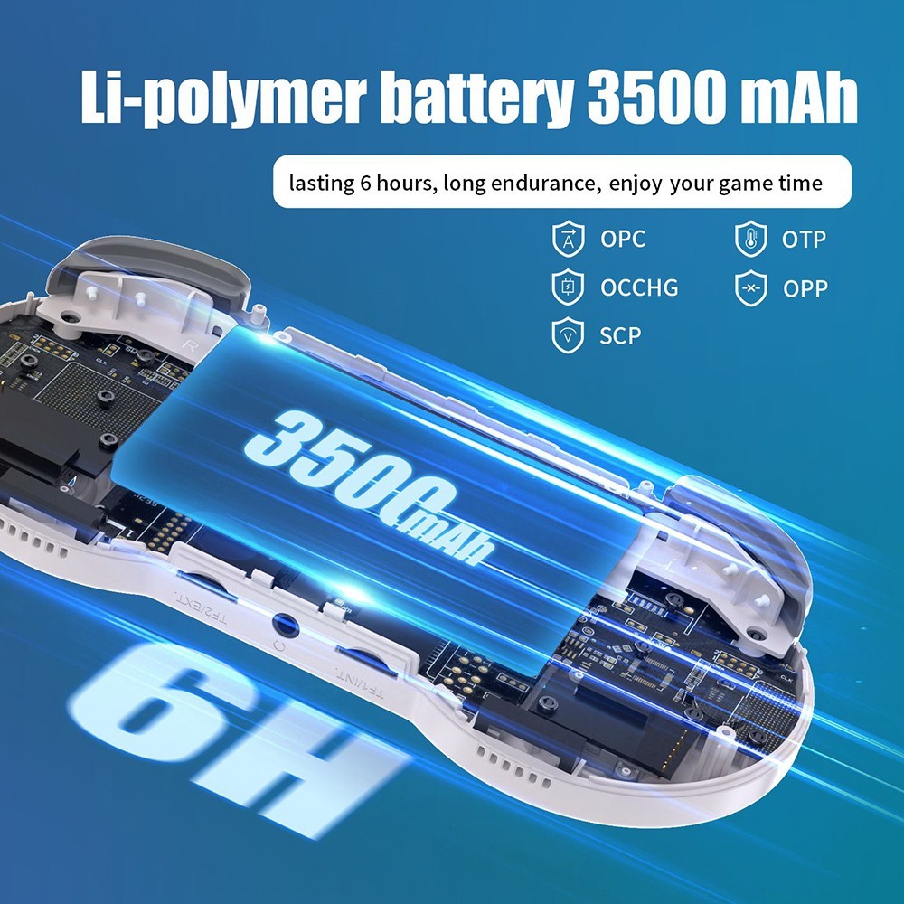 Herná konzola ANBERNIC RG353PS s 64GB TF kartou - biela