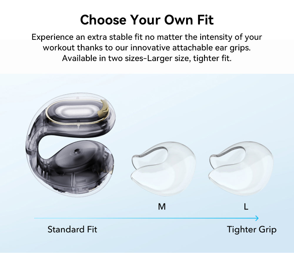 Slúchadlá Anker Soundcore C30i s otvoreným tvarom, uchylovacími háčikmi, Bluetooth 5.3, vodoodolnosťou IPX4, výdrž batérie až 30 hodín – biela