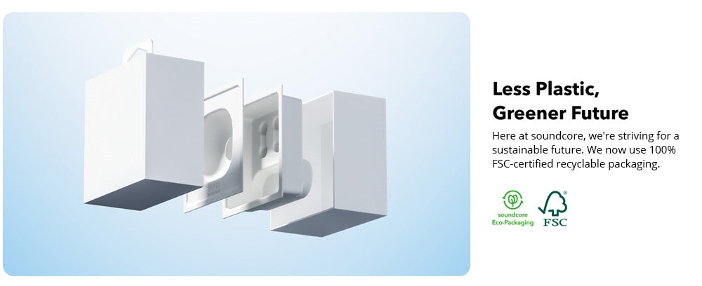 Slúchadlá Soundcore Liberty 4 NC Earbuds TWS, adaptívny systém potlačenia hluku ANC 2.0, Bluetooth 5.3, vodoodolnosť IPX4, rýchle nabíjanie – biela