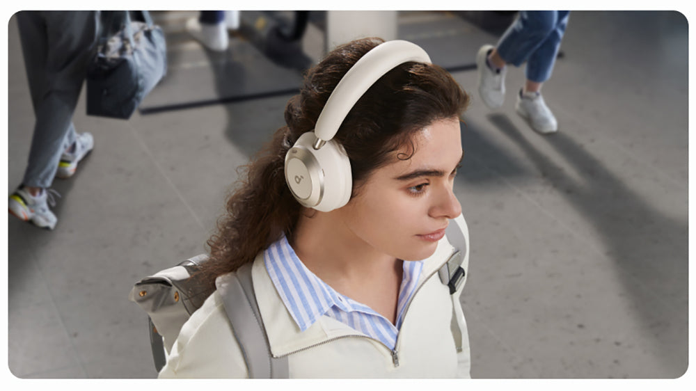 Slúchadlá Anker Soundcore Space One Pro, adaptívne potlačenie hluku (ANC), 40 hodín prevádzky (ANC zapnuté), bezdrôtový zvuk s vysokým rozlíšením, ultrarychlé nabíjanie – čierna