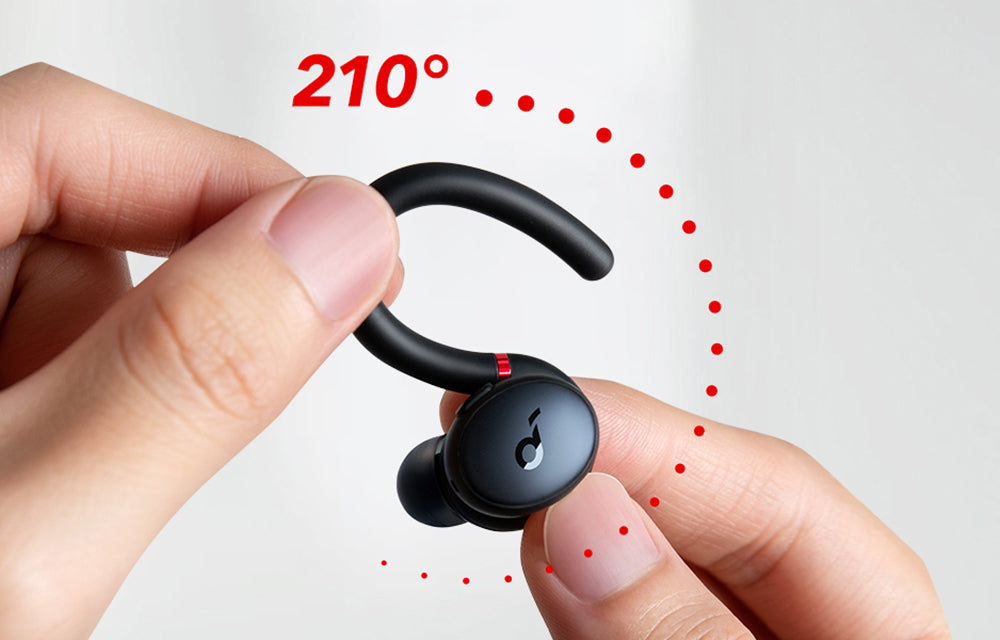 Bezdrôtové náušníky Anker Soundcore Sport X10 TWS na cvičenie – čierna farba