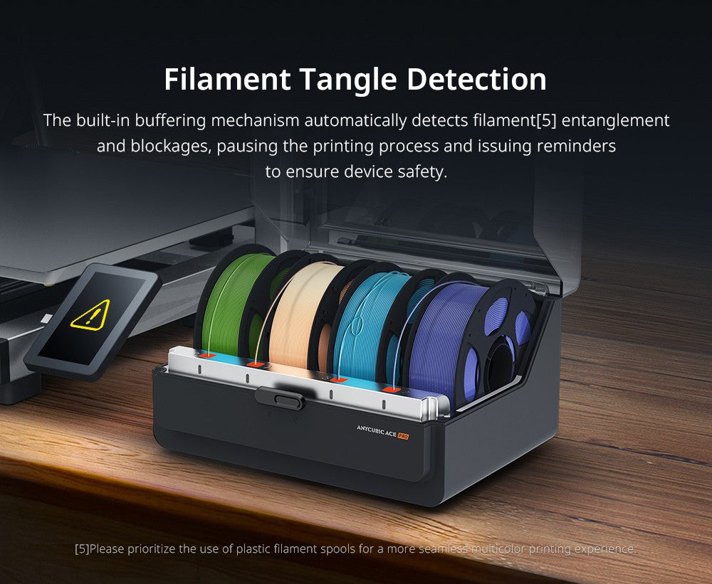3D tlačiareň Anycubic Kobra 3 Max Combo, tlač až 8 farbami, farebný motor ACE Pro, vysoká tlačová rýchlosť 600 mm/s, automatické vyrovnanie a ochrana proti strate krokov, 420*420*500 mm