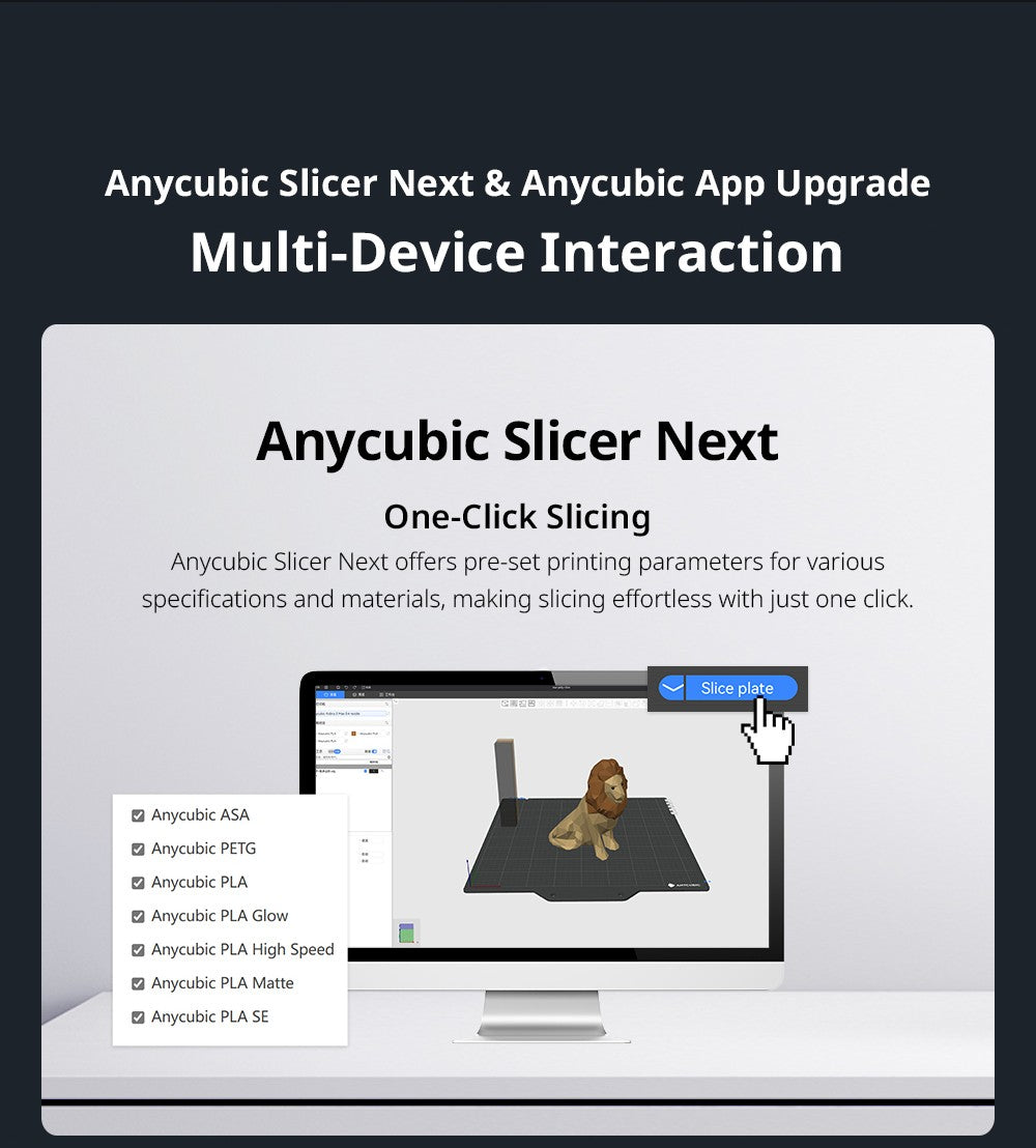 3D tlačiareň Anycubic Kobra 3 Max Combo, tlač až 8 farbami, farebný motor ACE Pro, vysoká tlačová rýchlosť 600 mm/s, automatické vyrovnanie a ochrana proti strate krokov, 420*420*500 mm