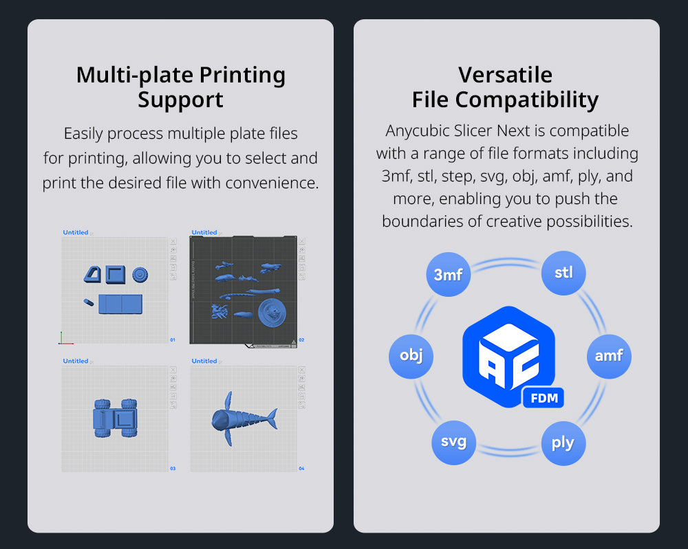3D tlačiareň Anycubic Kobra 3 Max Combo, tlač až 8 farbami, farebný motor ACE Pro, vysoká tlačová rýchlosť 600 mm/s, automatické vyrovnanie a ochrana proti strate krokov, 420*420*500 mm