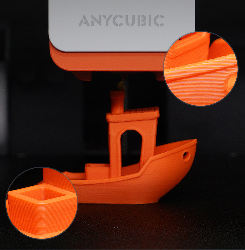 3D tlačiareň ANYCUBIC KOBRA S1 COMBO, živý 8-farebný tlač, ultra vysoká rýchlosť 600 mm/s, automatické vyrovnanie, 320 °C hlavička, ultra tichý chod 44 dB, konštrukcia CoreXY, 250*250*250 mm